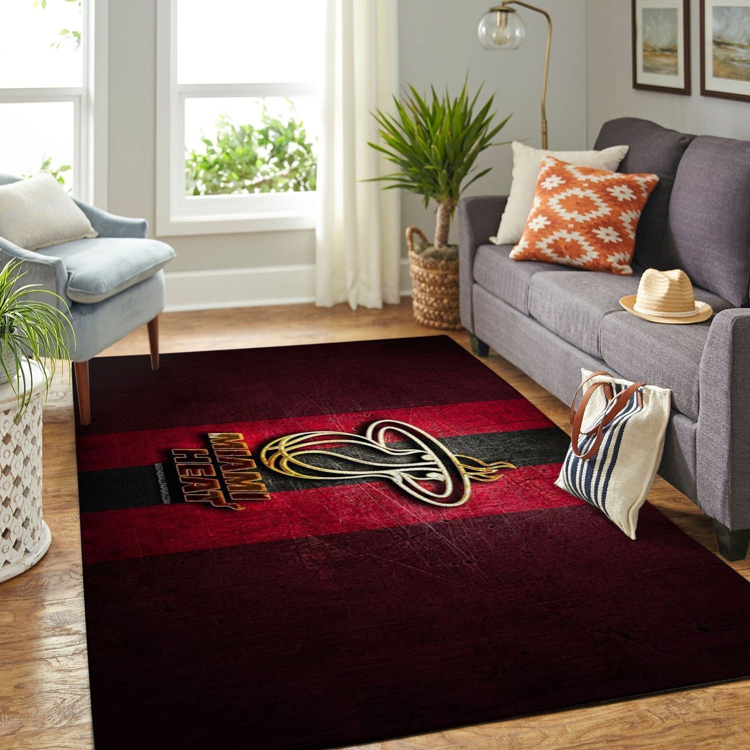 Amazon Miami Heat Living Room Area Rug