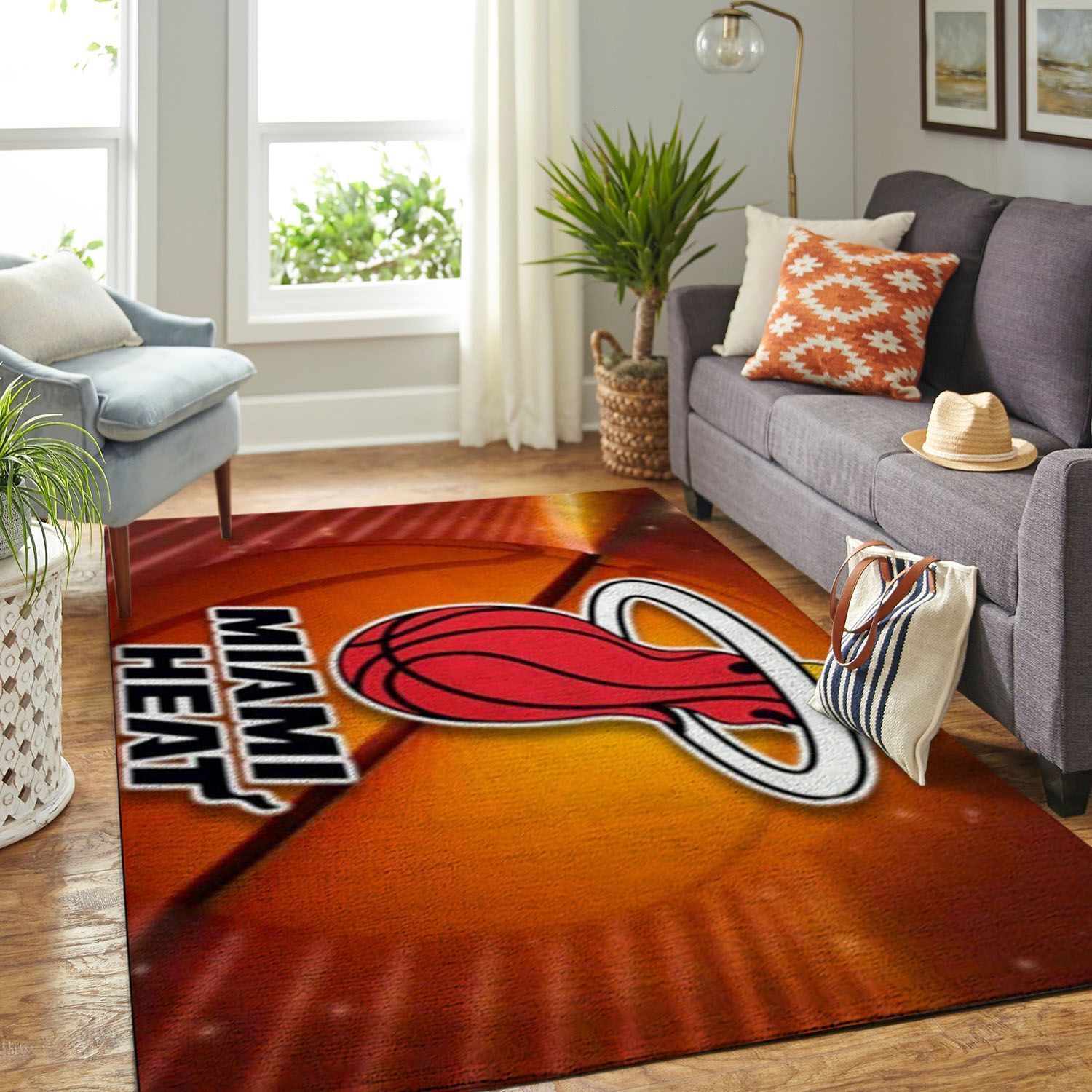 Amazon Miami Heat Living Room Area Rug