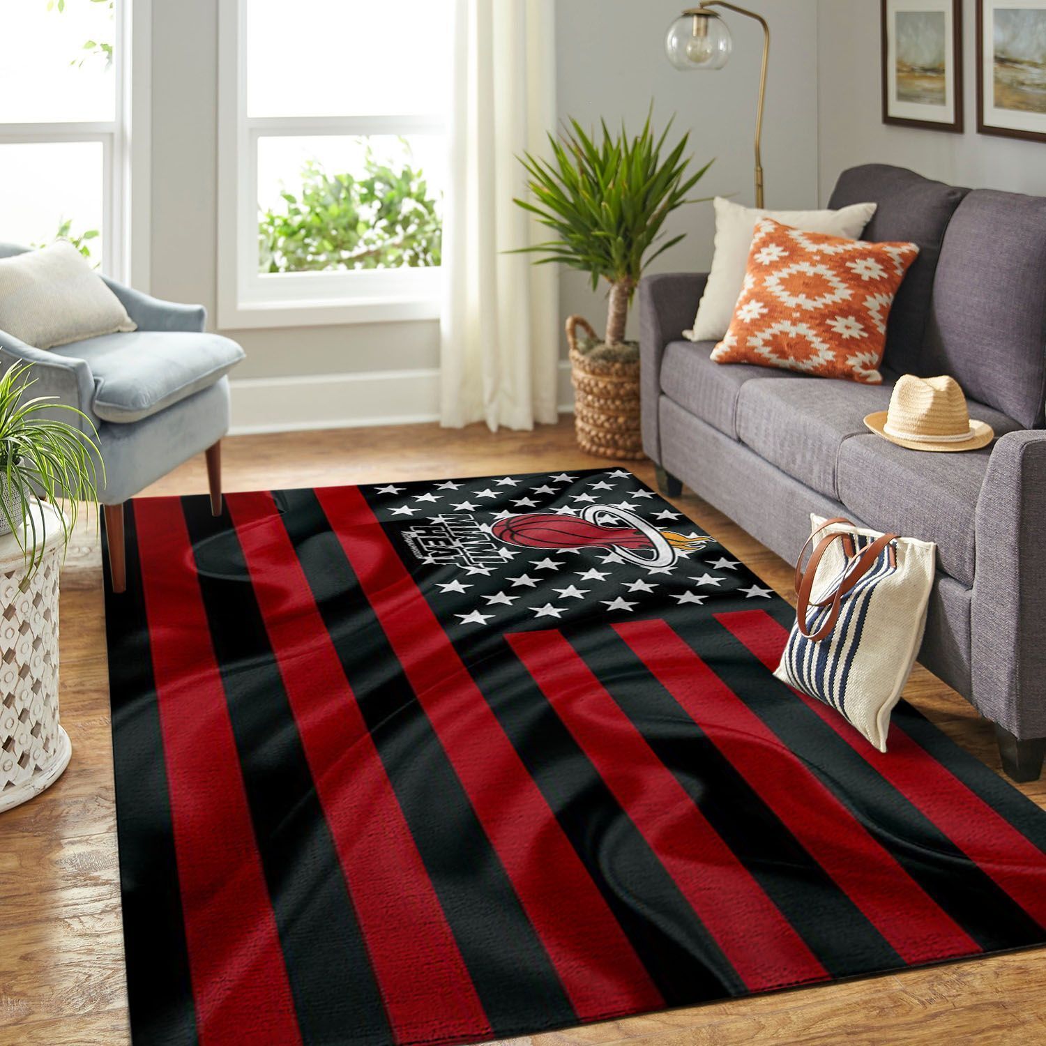 Amazon Miami Heat Living Room Area Rug