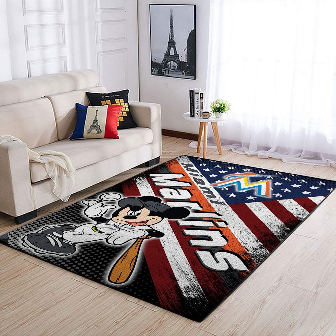 Amazon Miami Marlins Living Room Area Rug