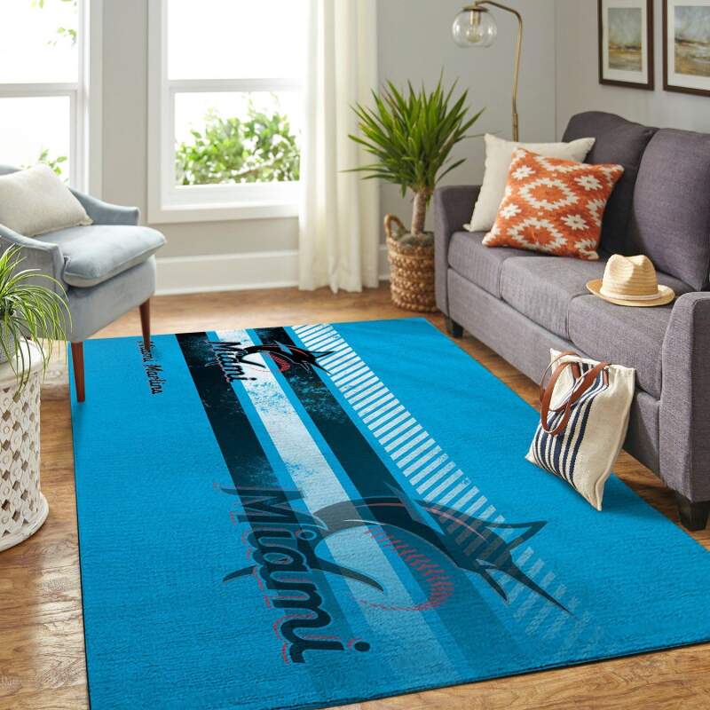 Amazon Miami Marlins Living Room Area Rug