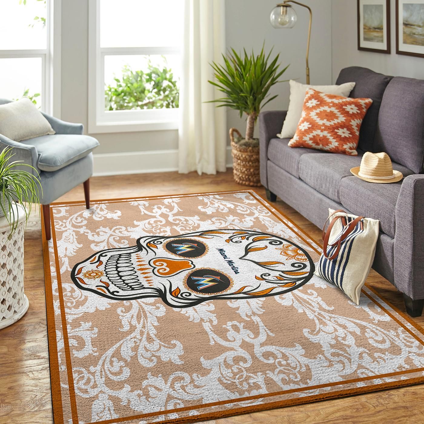 Amazon Miami Marlins Living Room Area Rug
