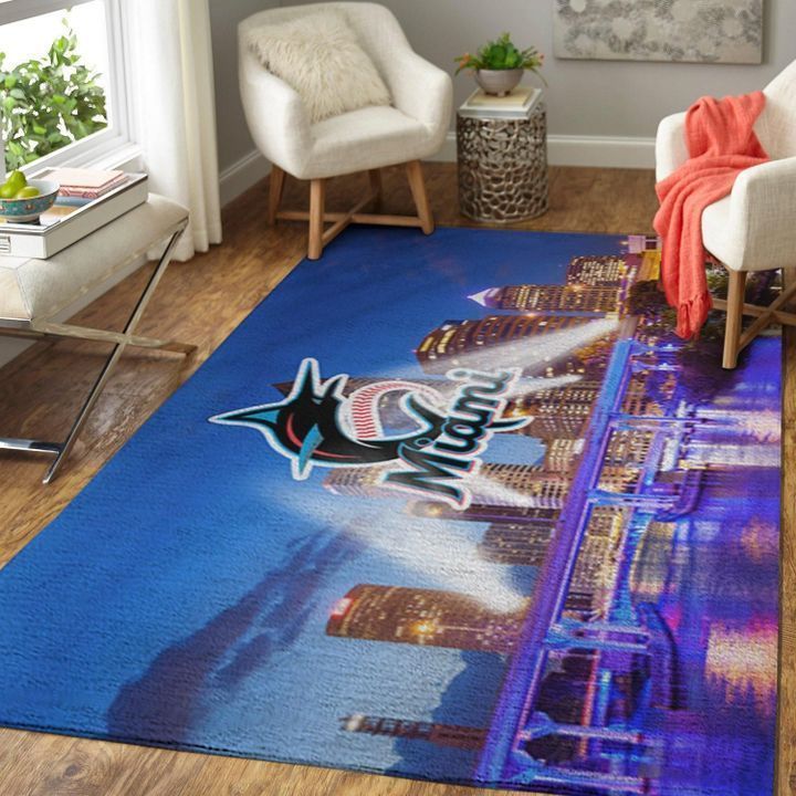 Amazon Miami Marlins Living Room Area Rug