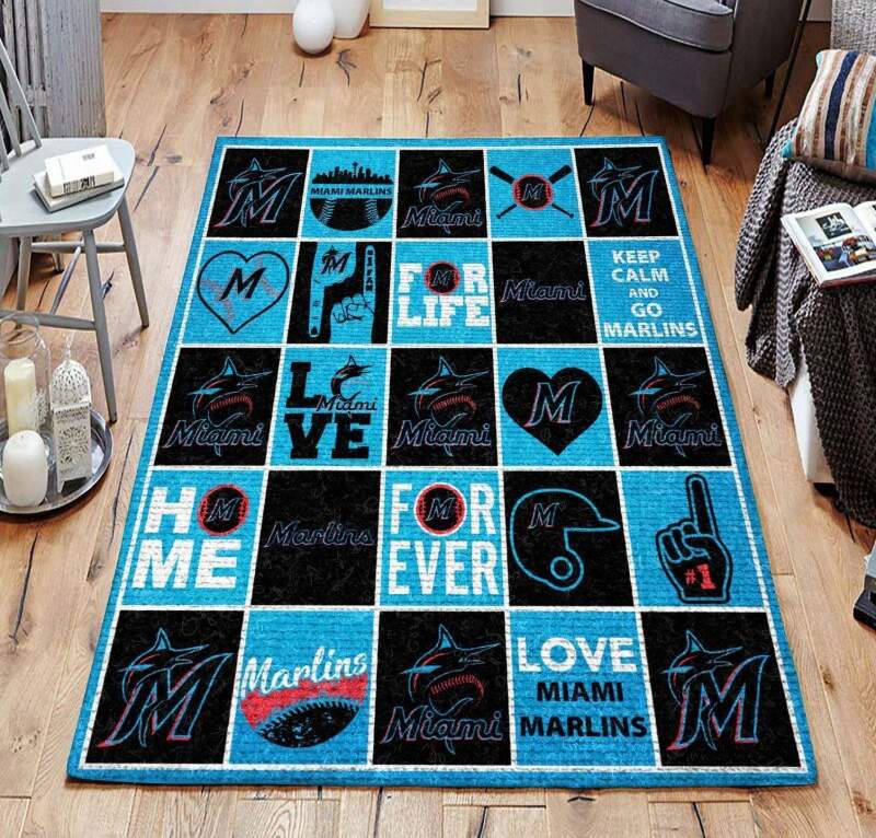 Amazon Miami Marlins Living Room Area Rug