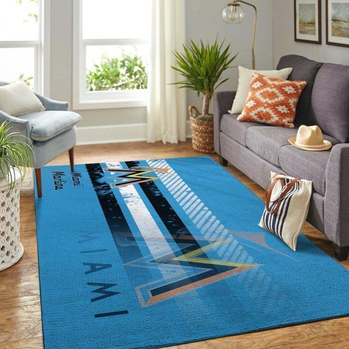 Amazon Miami Marlins Living Room Area Rug
