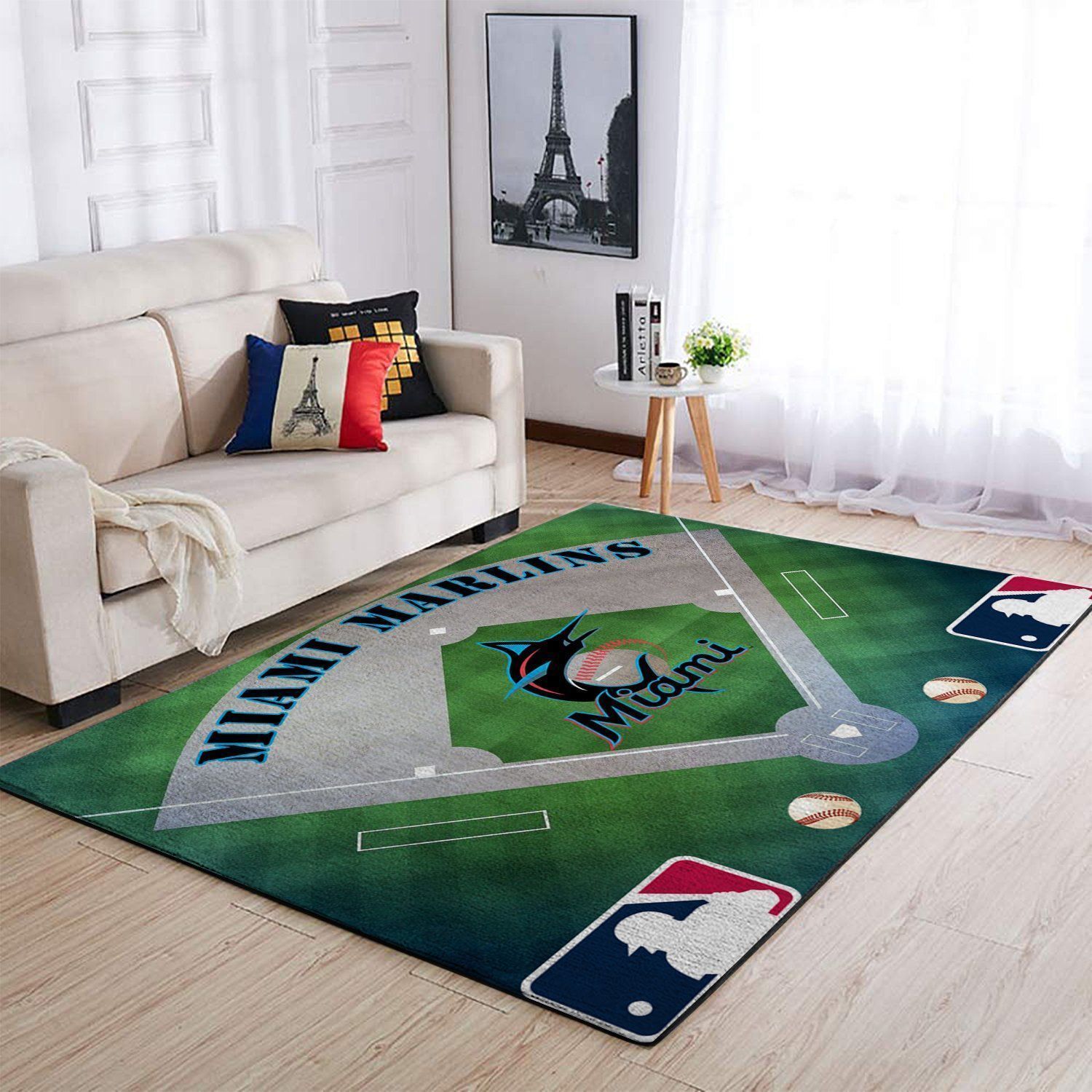 Amazon Miami Marlins Living Room Area Rug