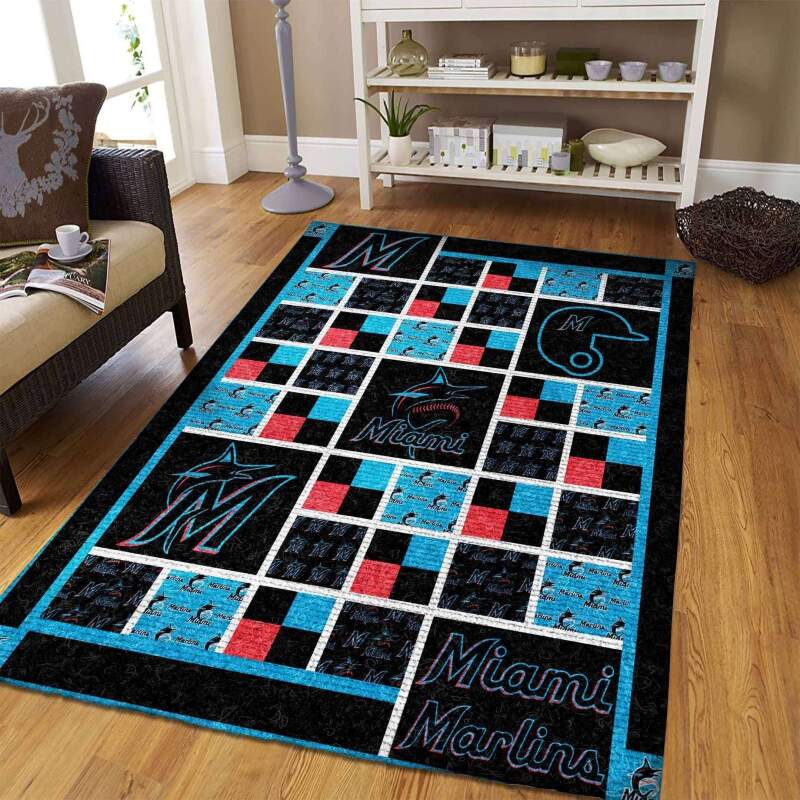 Amazon Miami Marlins Living Room Area Rug
