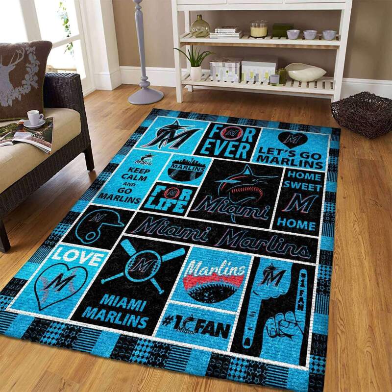 Amazon Miami Marlins Living Room Area Rug