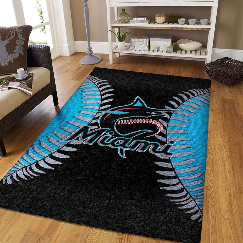 Amazon Miami Marlins Living Room Area Rug