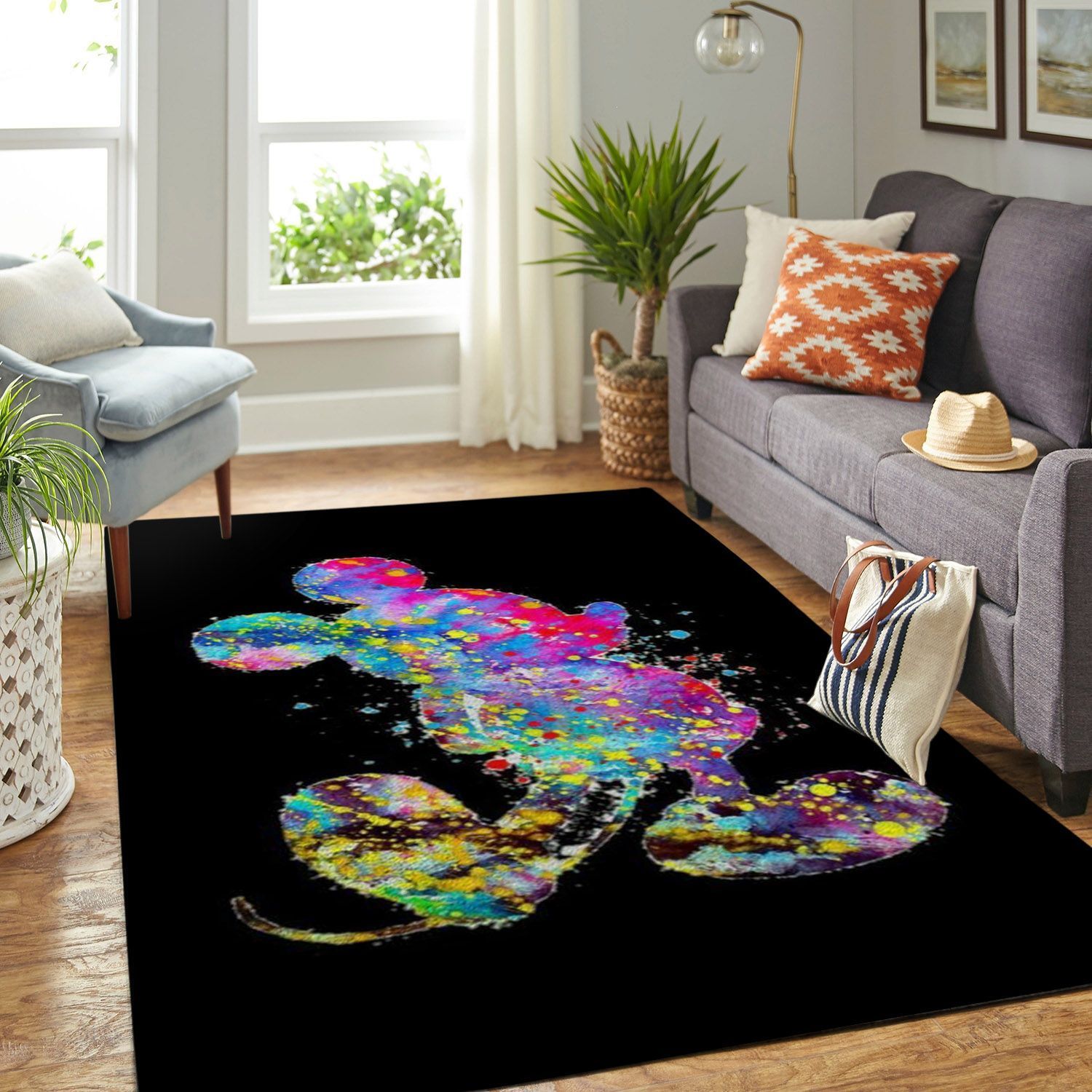 Amazon Mickey Mouse Living Room Area Rug