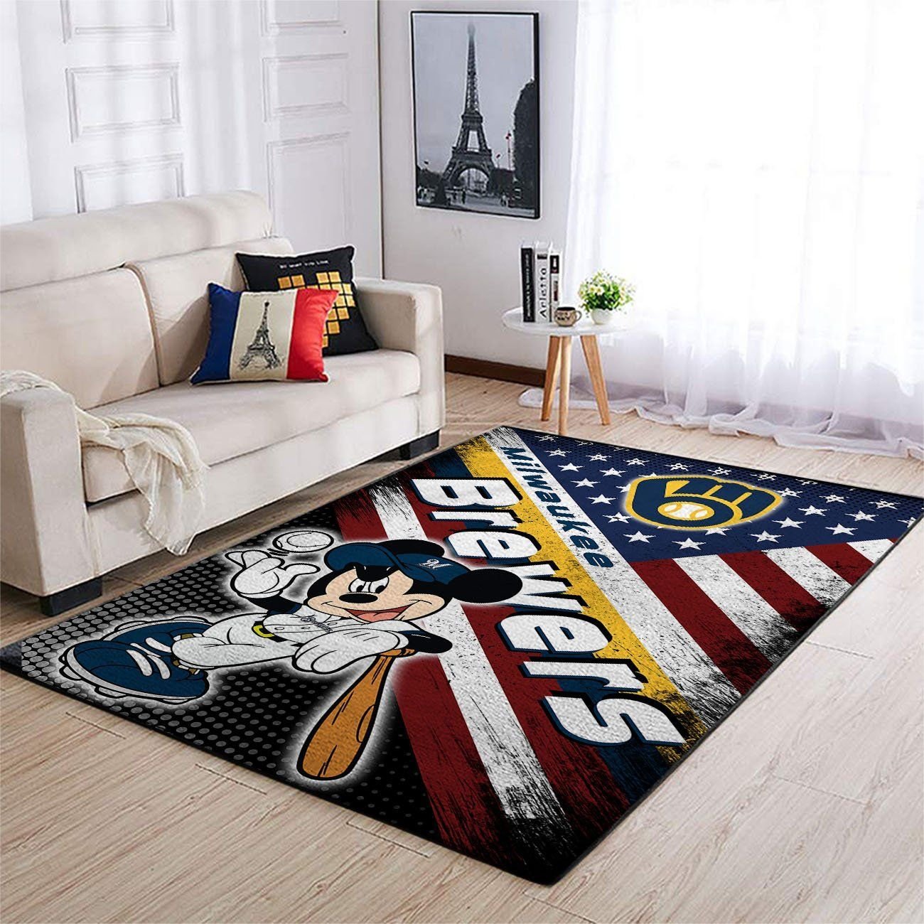 Amazon Milwaukee Brewers Living Room Area Rug
