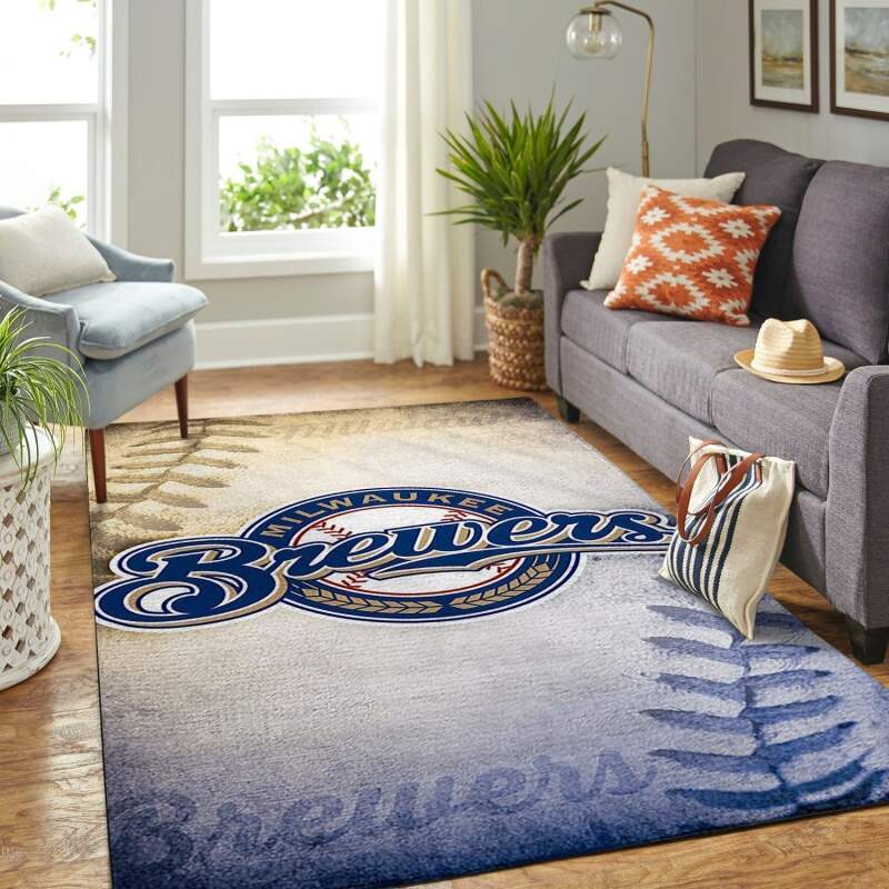 Amazon Milwaukee Brewers Living Room Area Rug