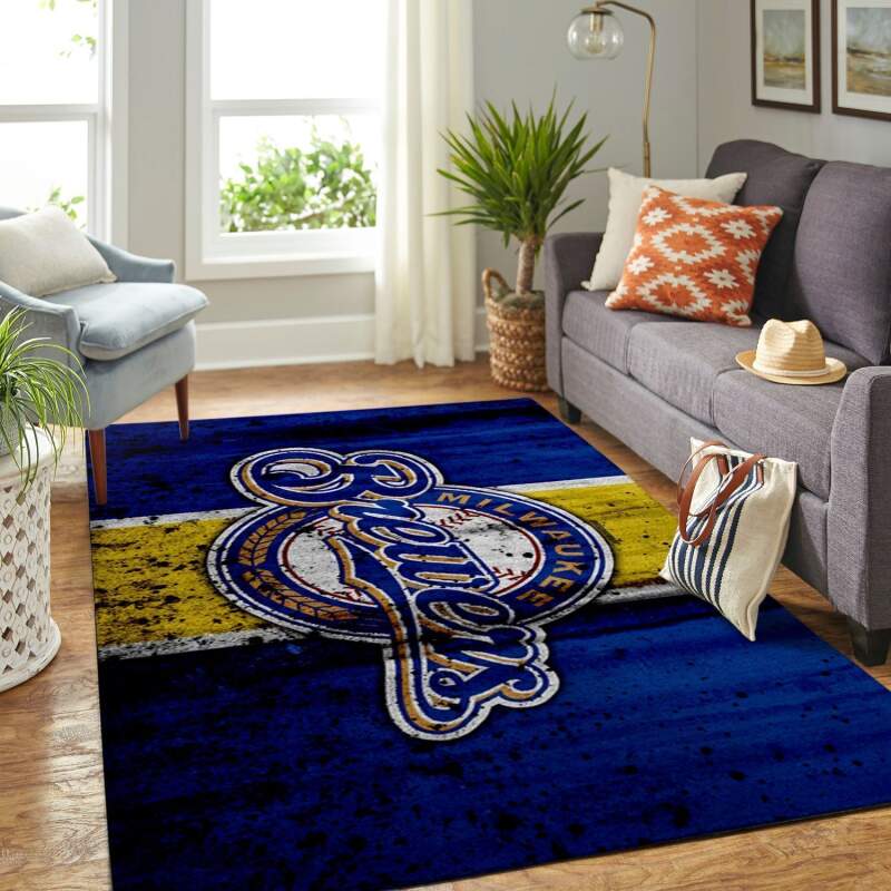 Amazon Milwaukee Brewers Living Room Area Rug