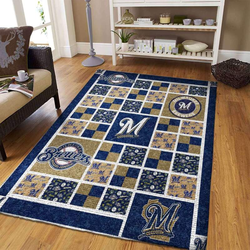 Amazon Milwaukee Brewers Living Room Area Rug