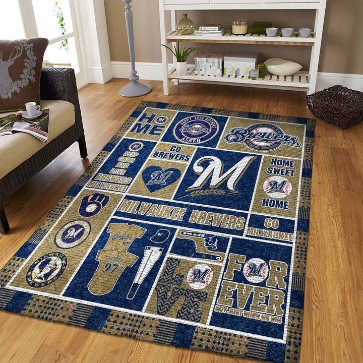 Amazon Milwaukee Brewers Living Room Area Rug
