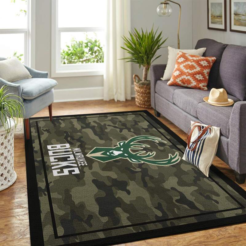 Amazon Milwaukee Bucks Living Room Area Rug