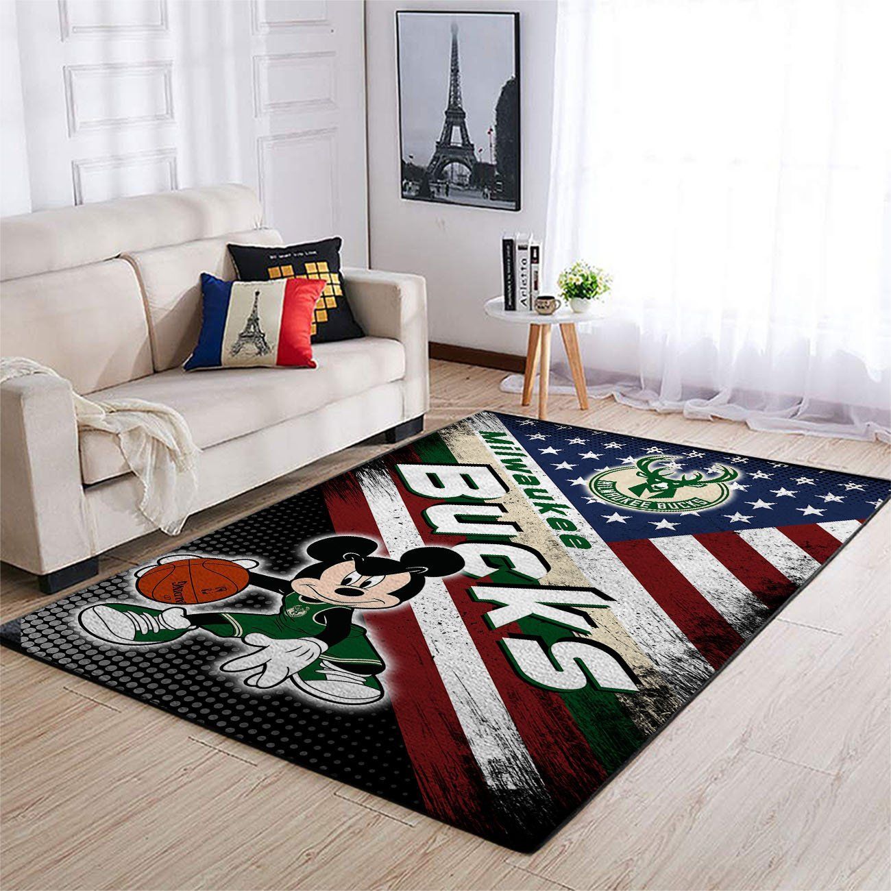 Amazon Milwaukee Bucks Living Room Area Rug