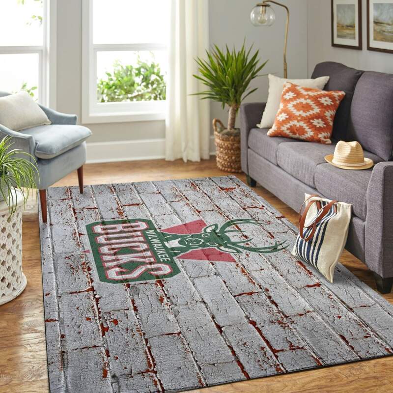 Amazon Milwaukee Bucks Living Room Area Rug