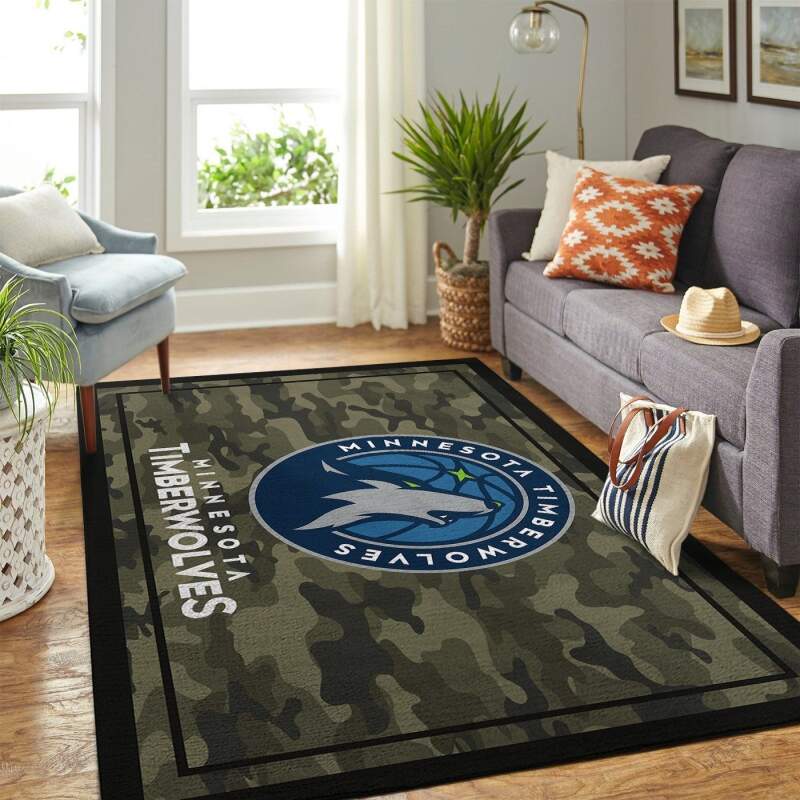 Amazon Minnesota Timberwolves Living Room Area Rug