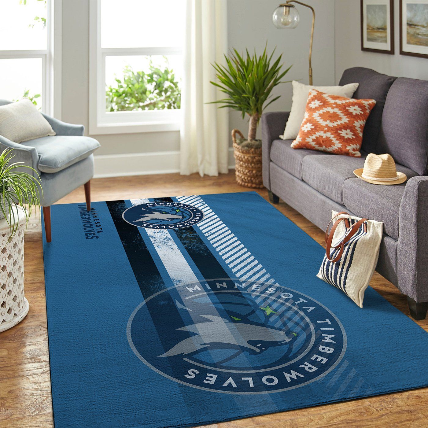 Amazon Minnesota Timberwolves Living Room Area Rug
