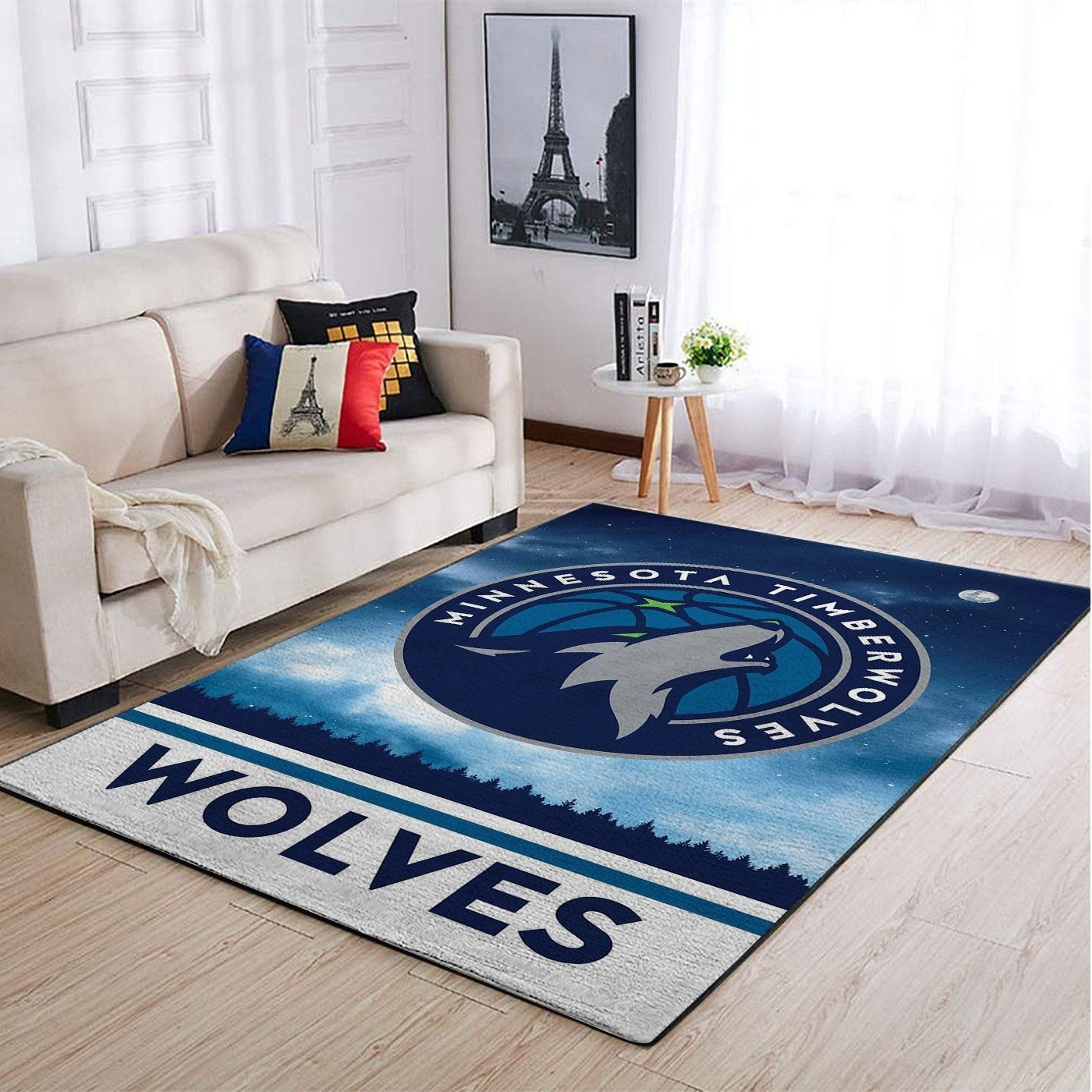 Amazon Minnesota Timberwolves Living Room Area Rug