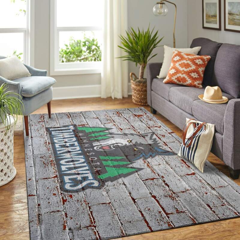 Amazon Minnesota Timberwolves Living Room Area Rug
