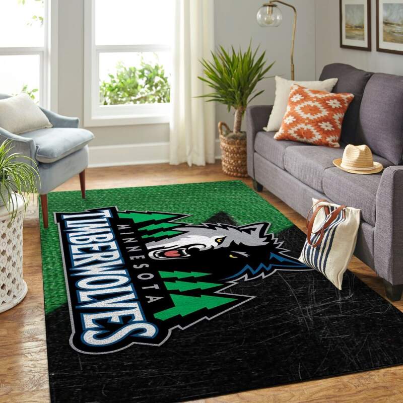 Amazon Minnesota Timberwolves Living Room Area Rug