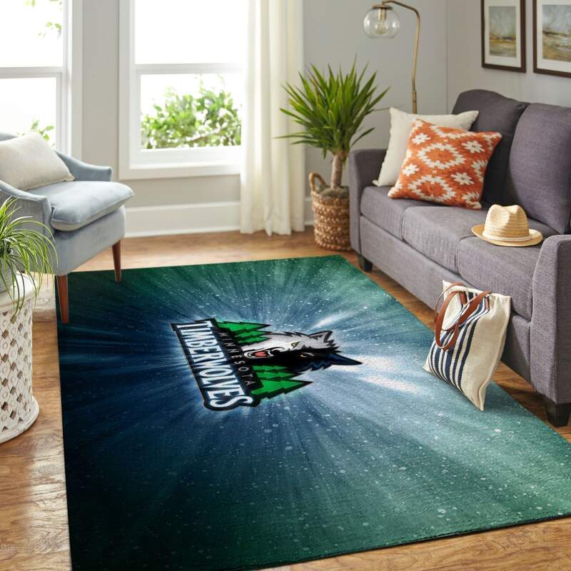 Amazon Minnesota Timberwolves Living Room Area Rug