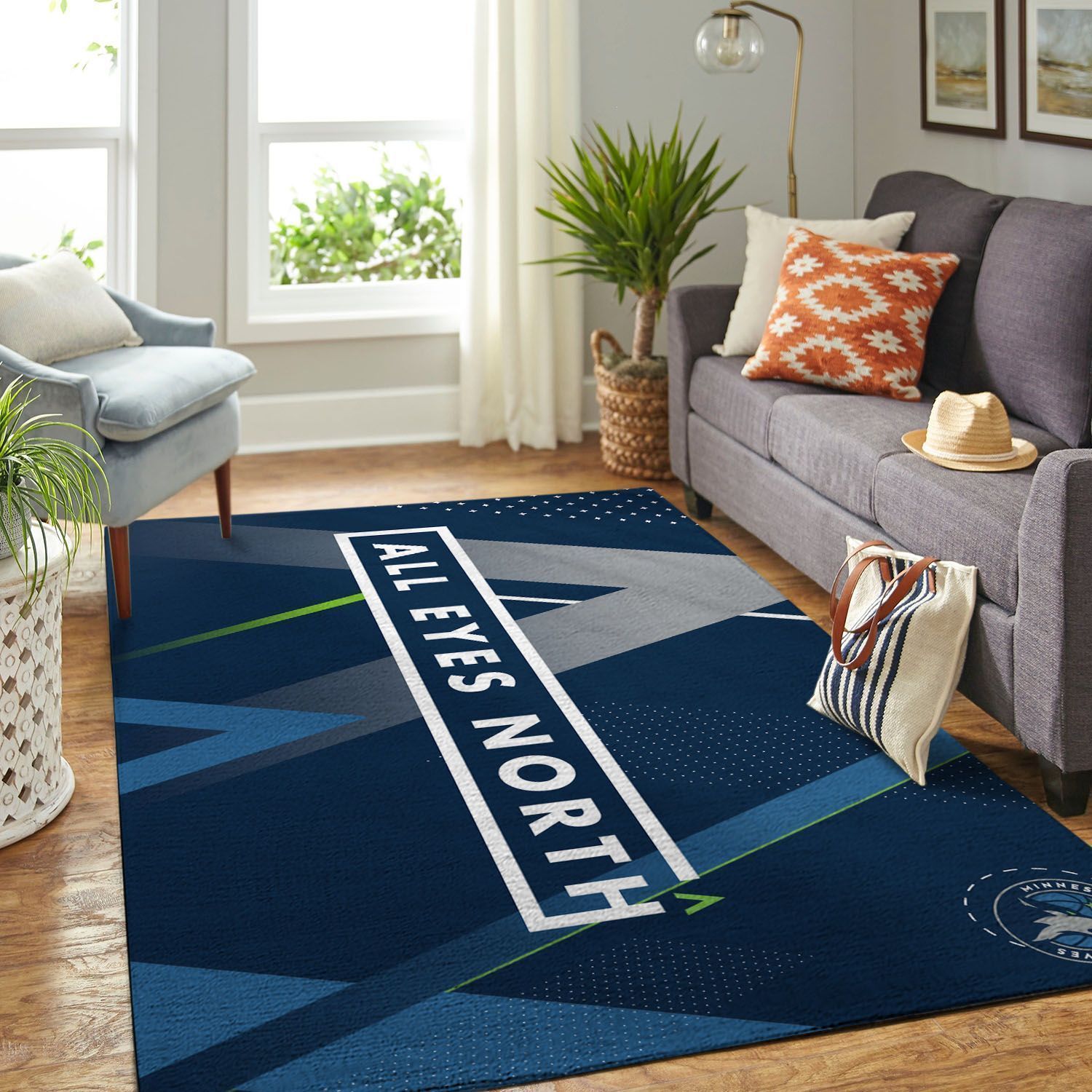 Amazon Minnesota Timberwolves Living Room Area Rug