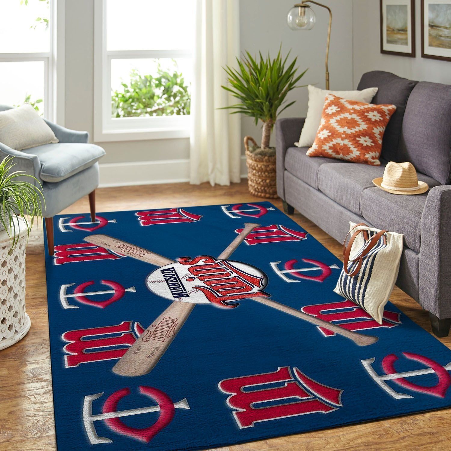 Amazon Minnesota Twins Living Room Area Rug