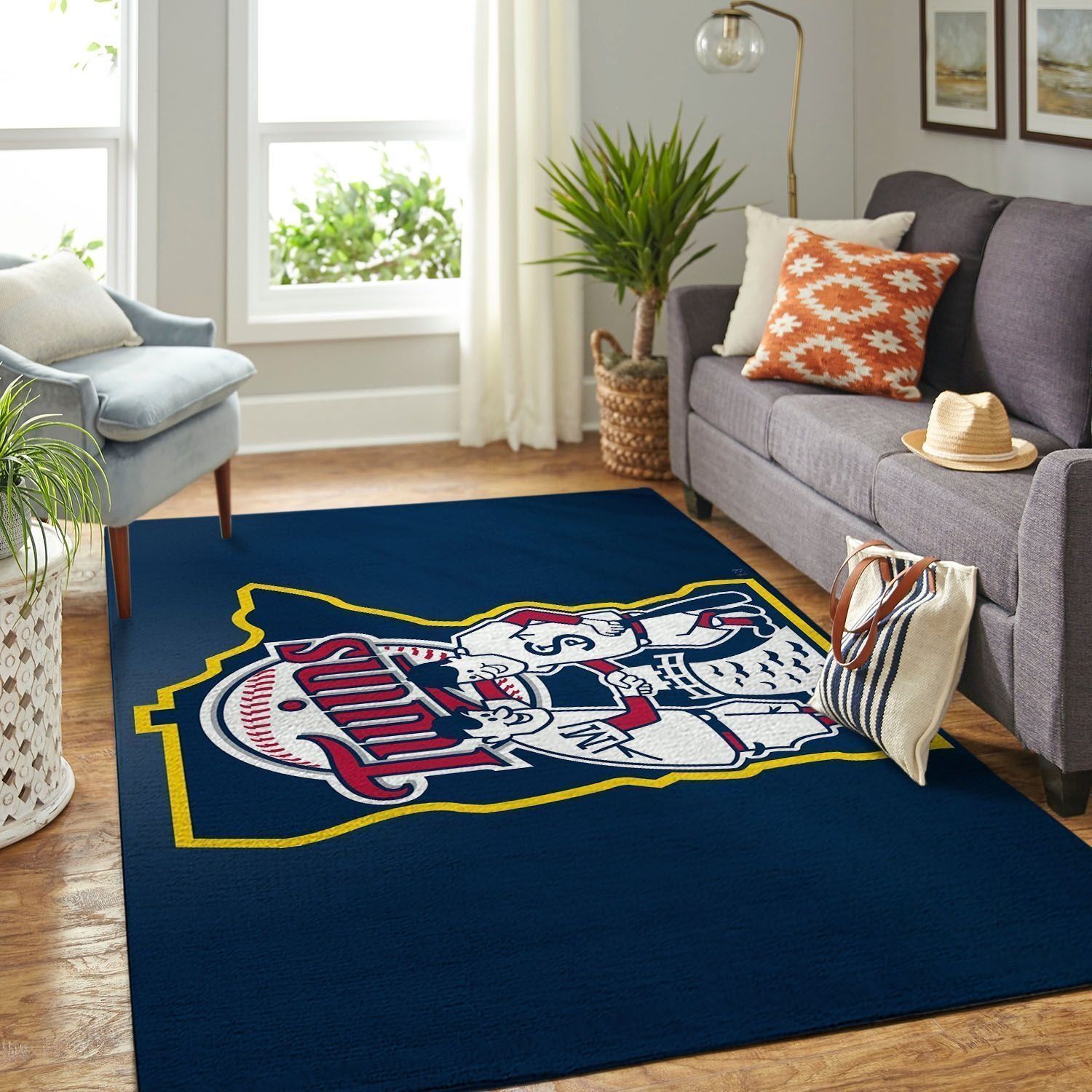 Amazon Minnesota Twins Living Room Area Rug