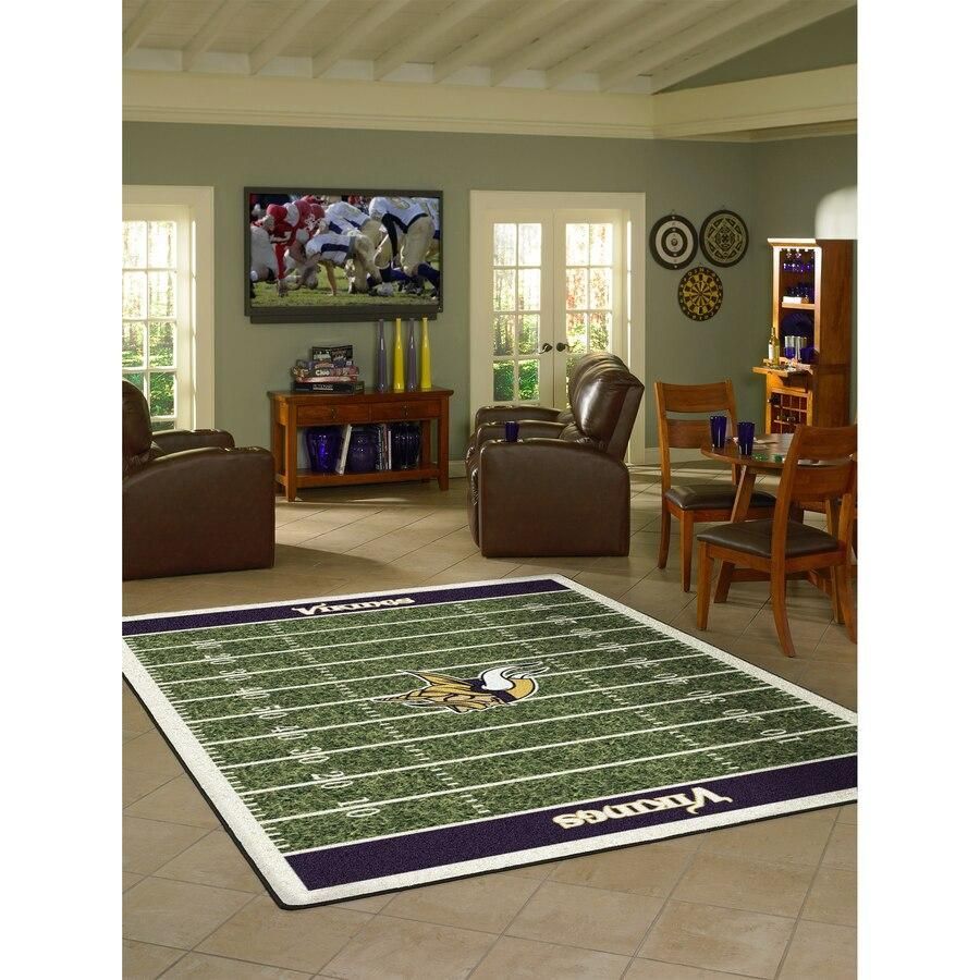 Amazon Minnesota Vikings Living Room Area Rug