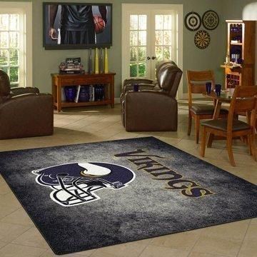 Amazon Minnesota Vikings Living Room Area Rug