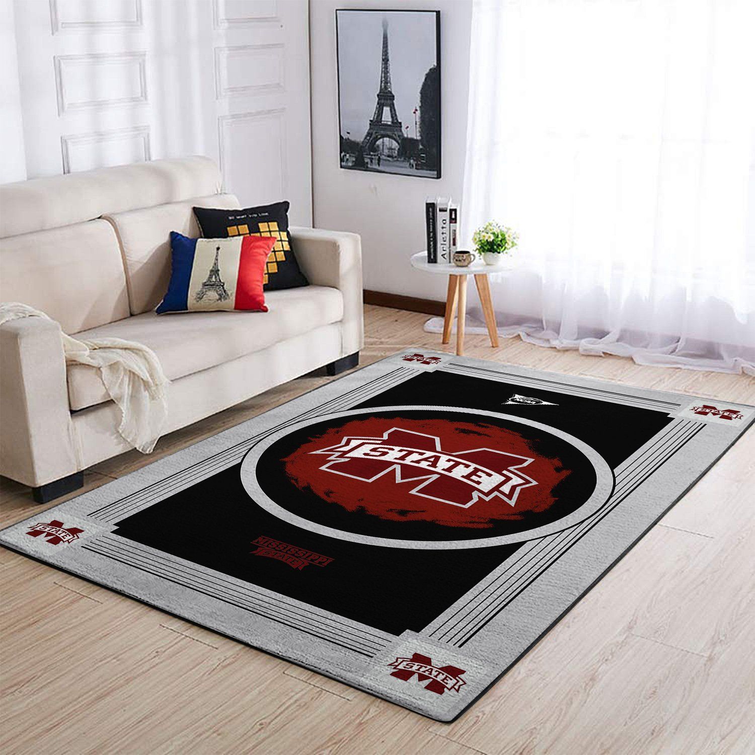 Amazon Mississippi State Bulldogs Living Room Area Rug