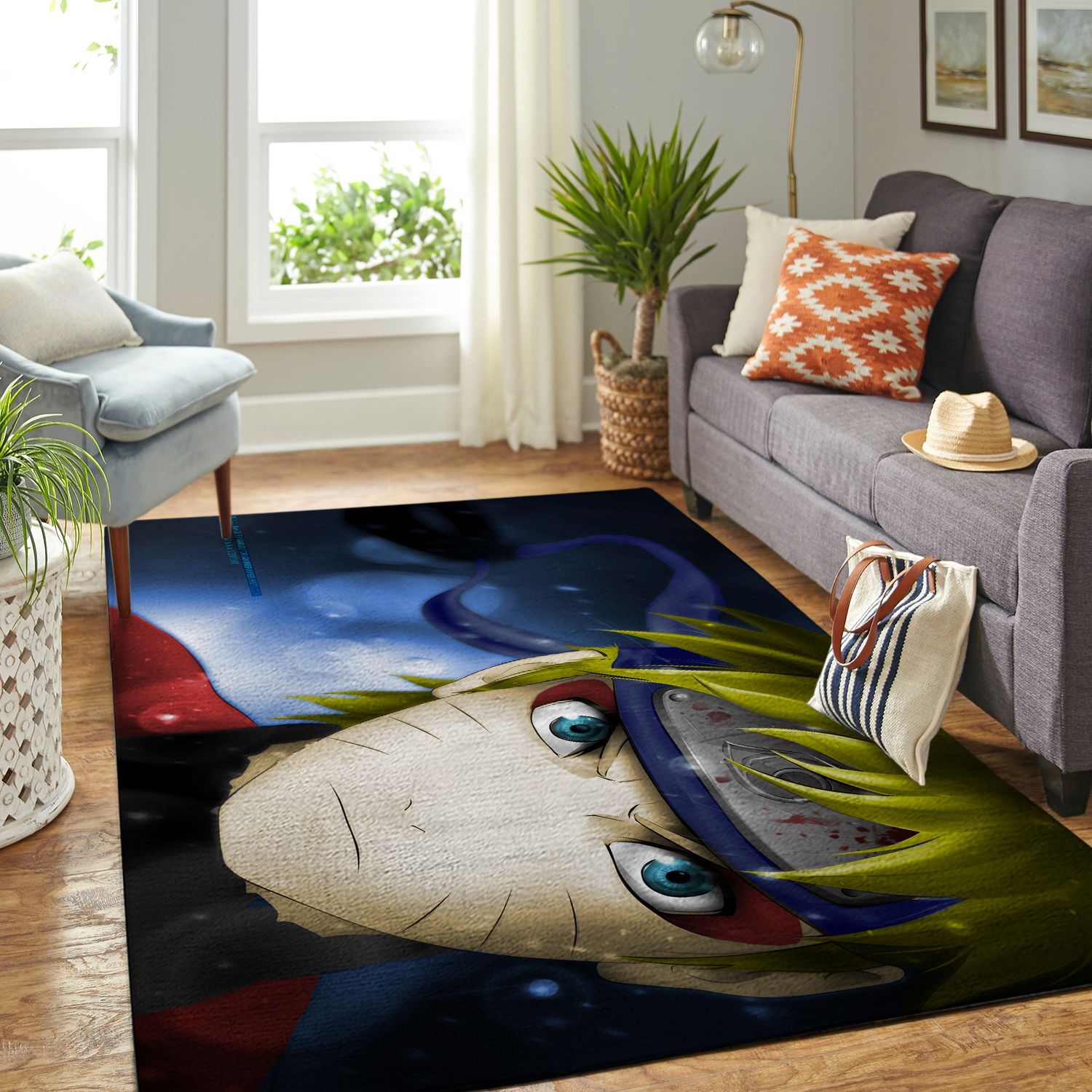 Amazon Naruto Themed Living Room Area Rug