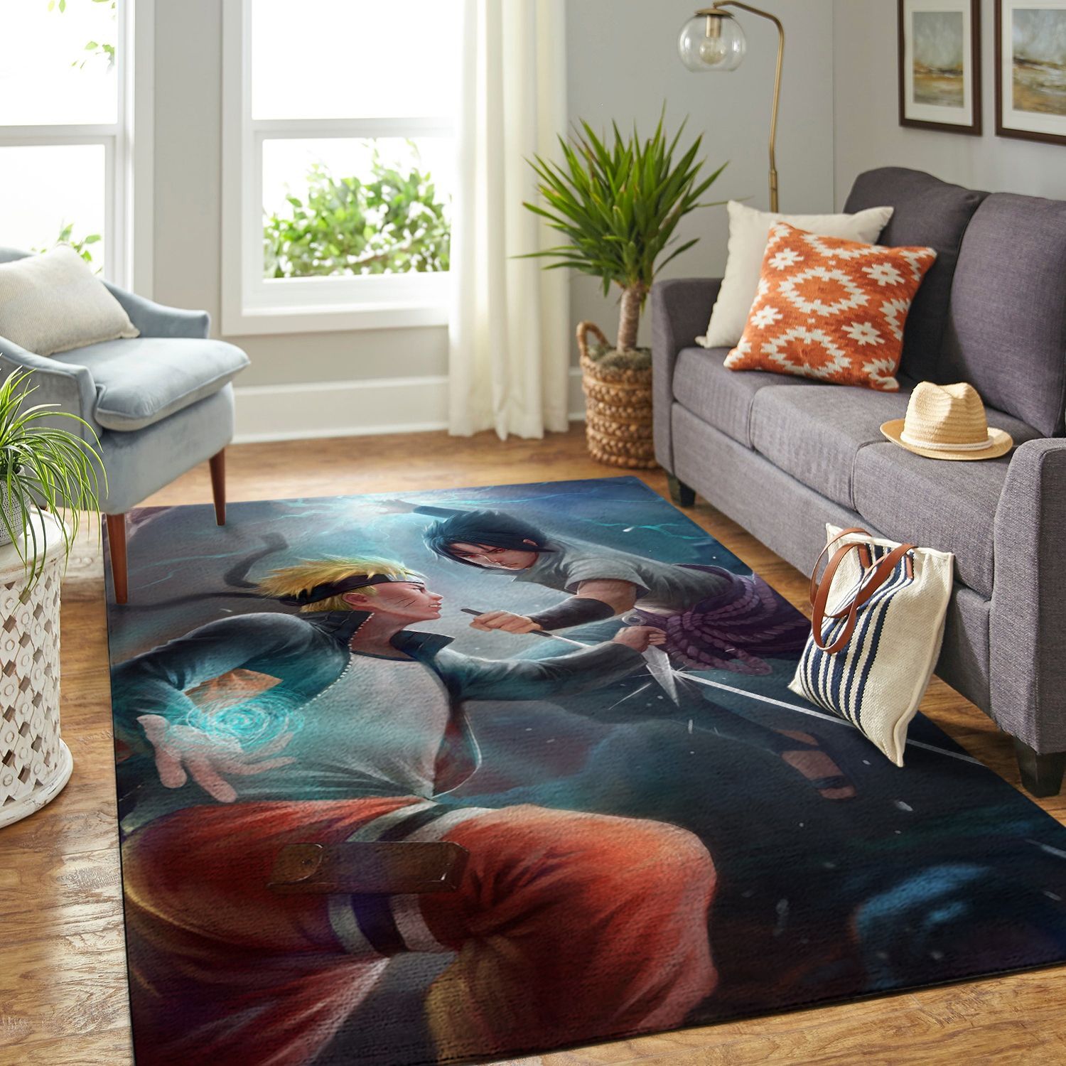 Amazon Naruto Themed Living Room Area Rug