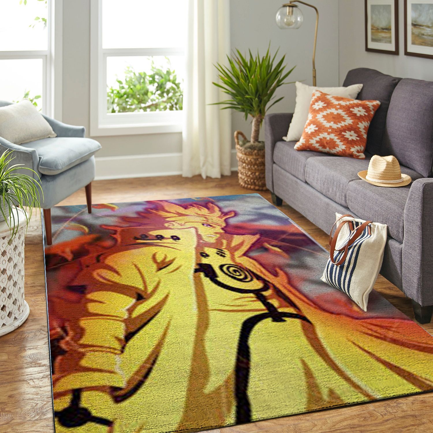Amazon Naruto Themed Living Room Area Rug