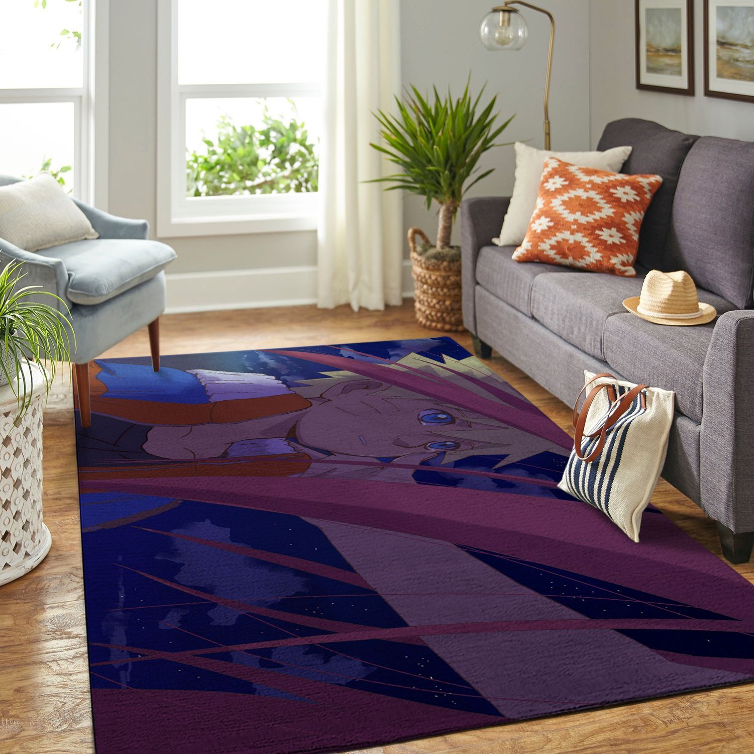 Amazon Naruto Themed Living Room Area Rug