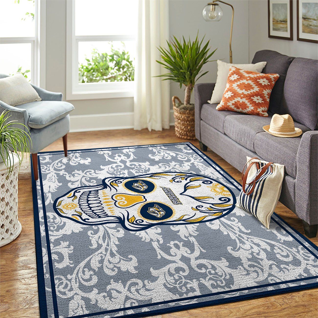 Amazon Nashville Predators Living Room Area Rug