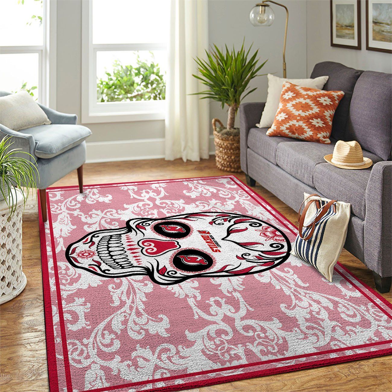 Amazon New Jersey Devils Living Room Area Rug