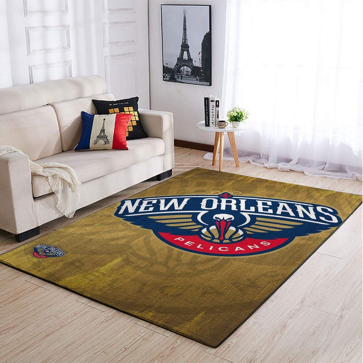 Amazon New Orleans Pelicans Living Room Area Rug