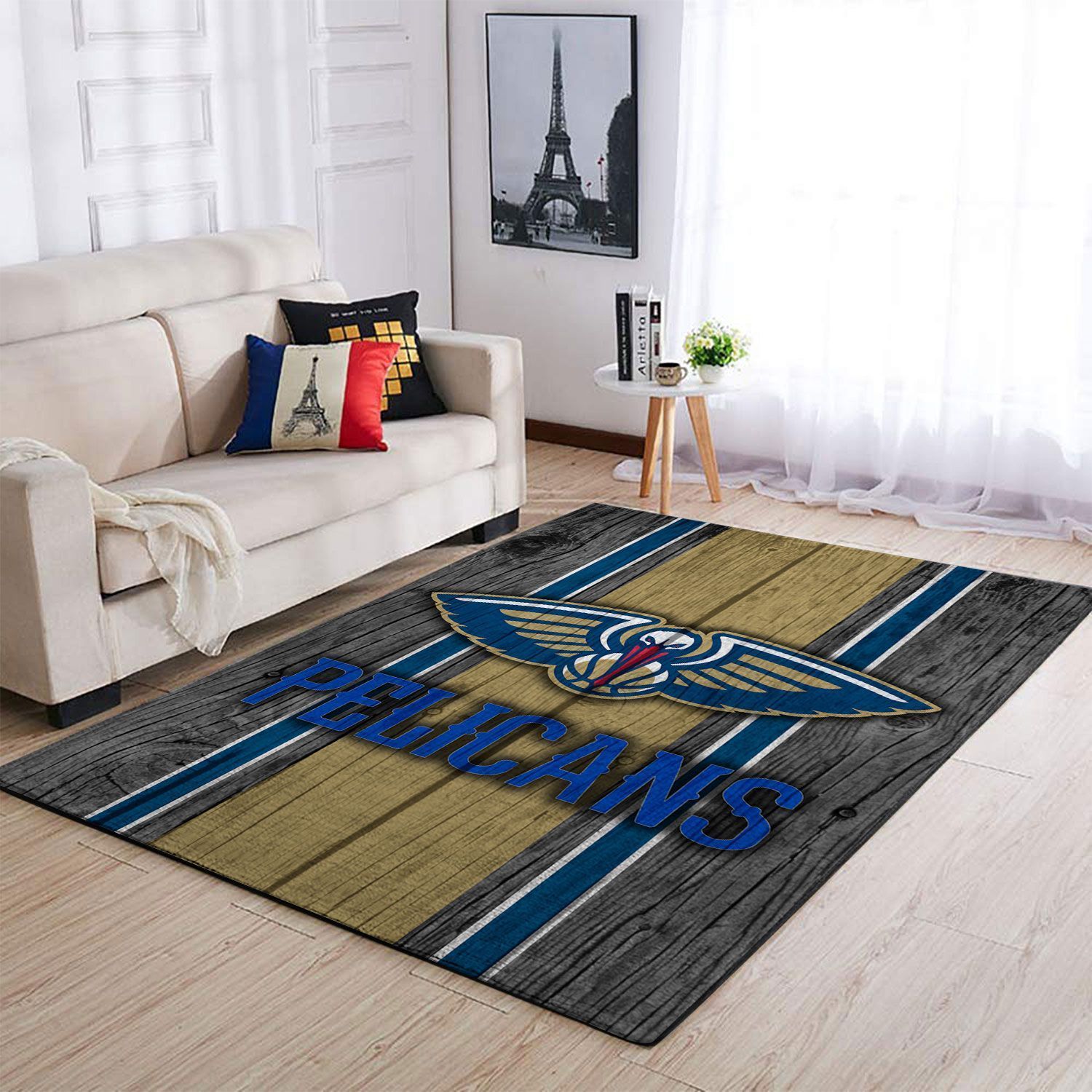 Amazon New Orleans Pelicans Living Room Area Rug