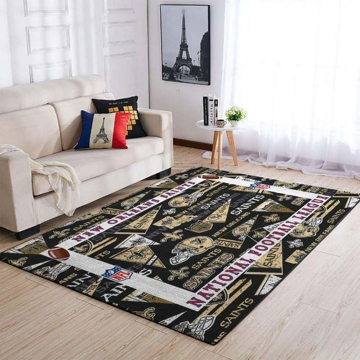 Amazon New Orleans Saints Living Room Area Rug