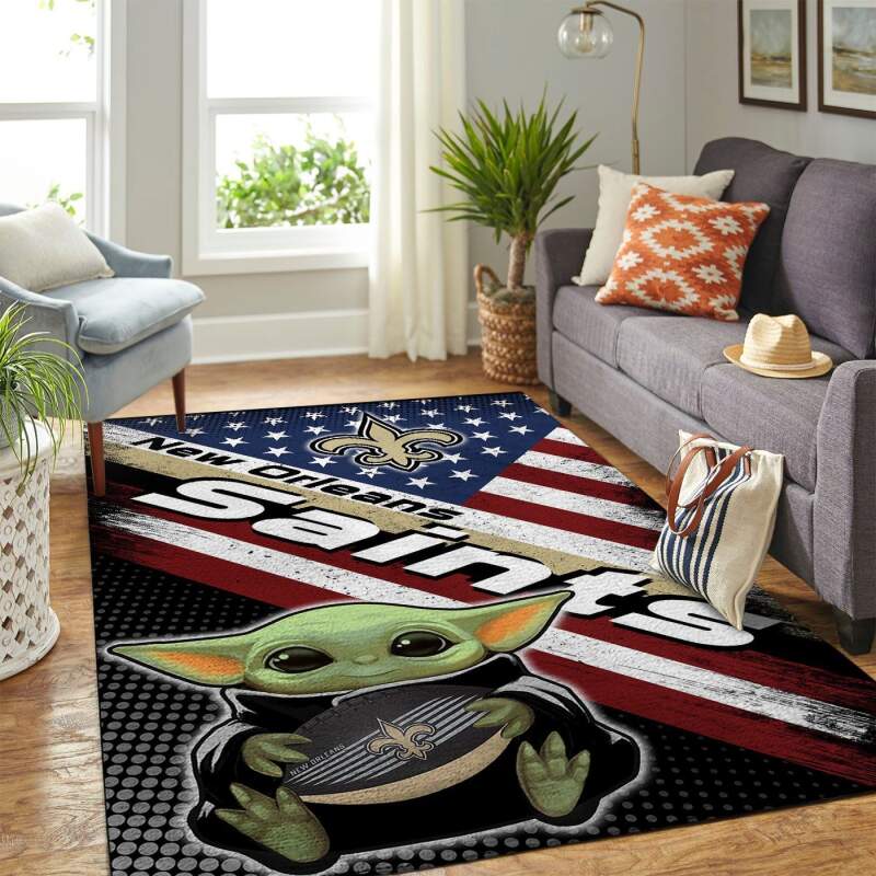 Amazon New Orleans Saints Living Room Area Rug
