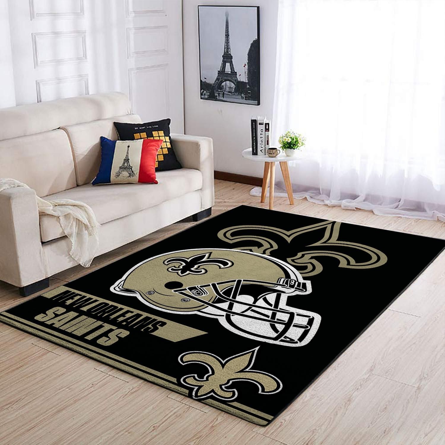 Amazon New Orleans Saints Living Room Area Rug