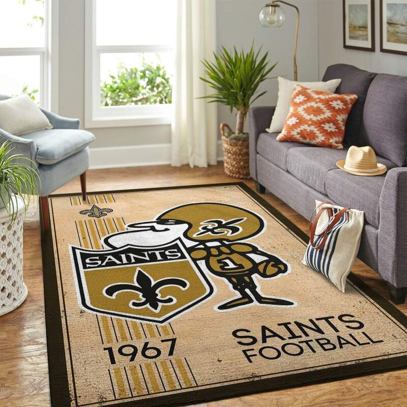Amazon New Orleans Saints Living Room Area Rug
