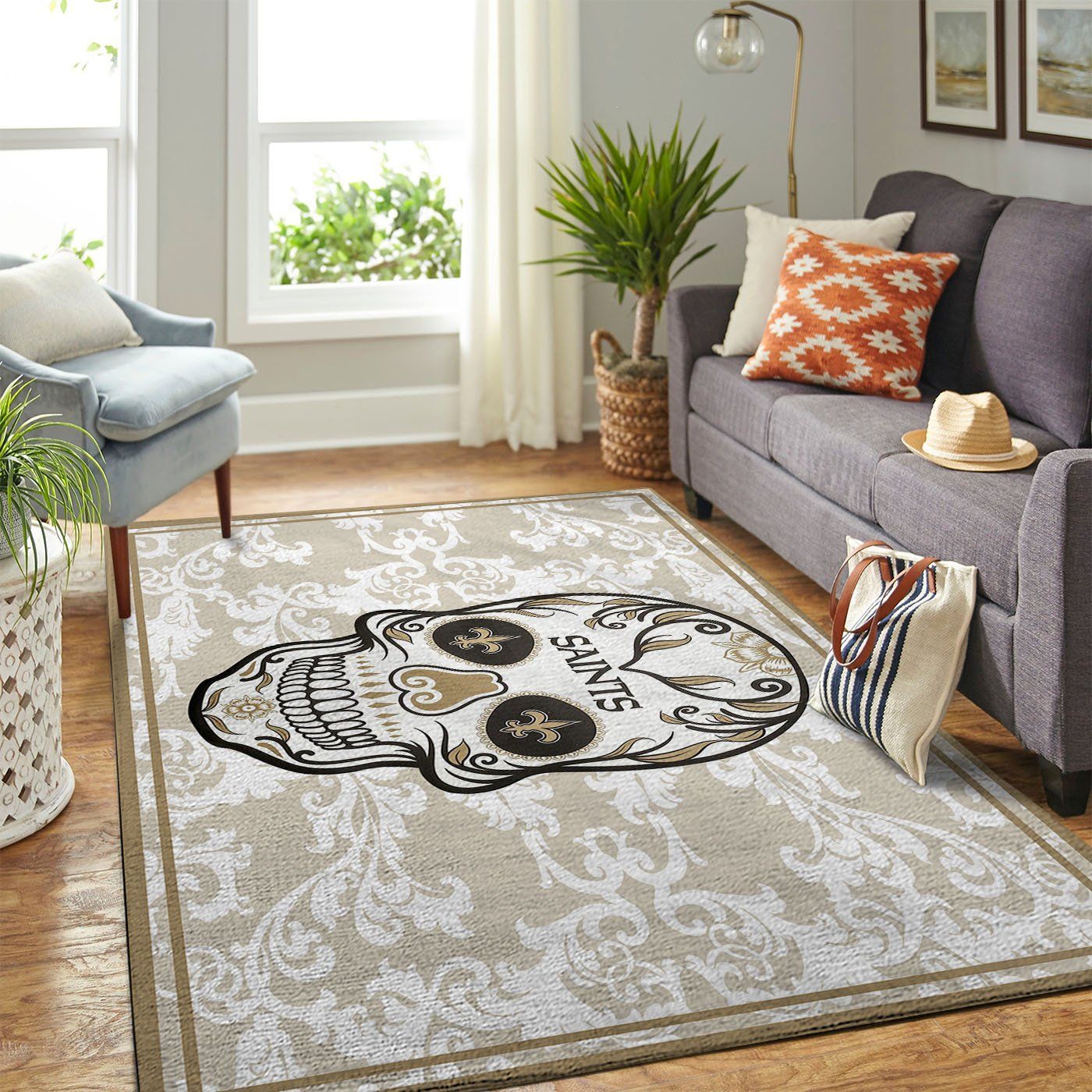 Amazon New Orleans Saints Living Room Area Rug
