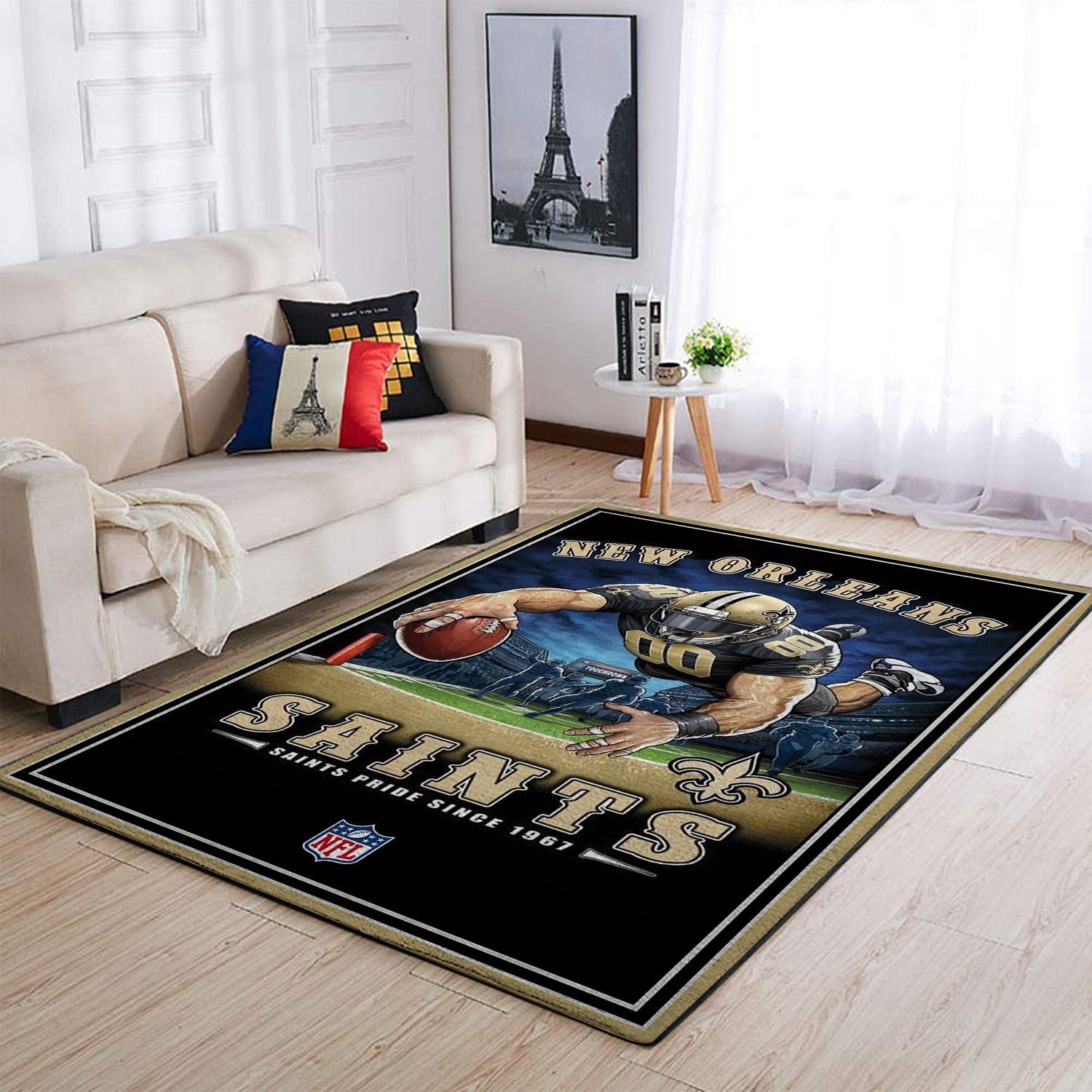 Amazon New Orleans Saints Living Room Area Rug