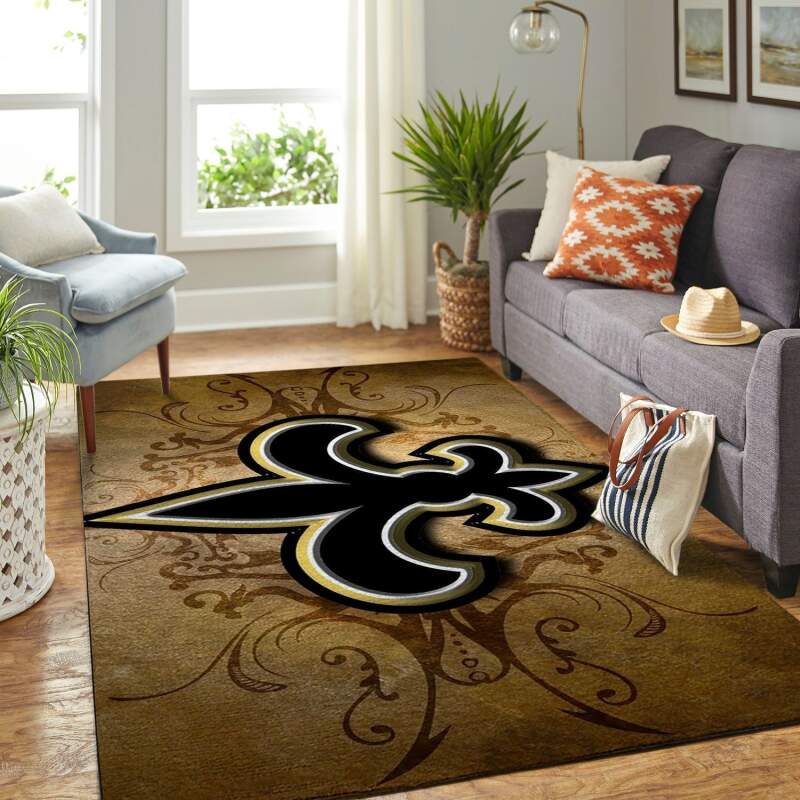 Amazon New Orleans Saints Living Room Area Rug