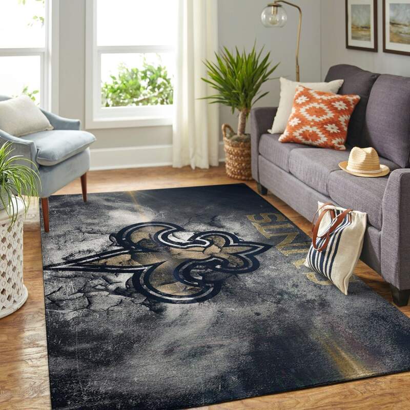 Amazon New Orleans Saints Living Room Area Rug